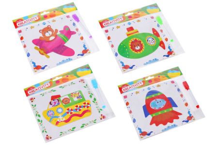 WIKY - Kreativní set 2v1 puzzle, tabulka, Mix produktů