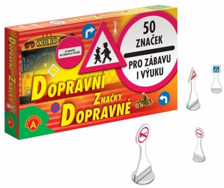 WIKY - Dopravní značky - 50ks