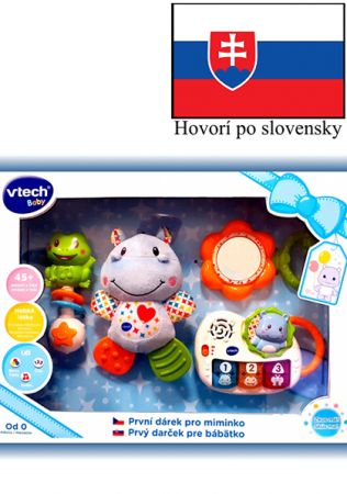 VTECH - První dárek pro bábetka (SK) - modrý