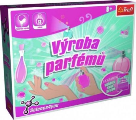 TREFL - Výroba parfémů vědecká hra 13 pokusů Science 4 you