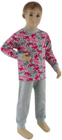ESITO Dívčí pyžamo růžový chameleon vel. 86 - 110 - 92 / chameleon růžová Barva: chameleon růžová, Velikost: 86 ESDIVPYZCHARUZ086