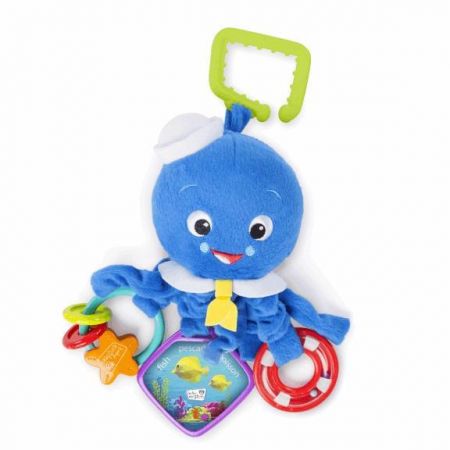 DISNEY BABY Hračka aktívni chobotnička na C-kroužku Octopus™ 0 m+