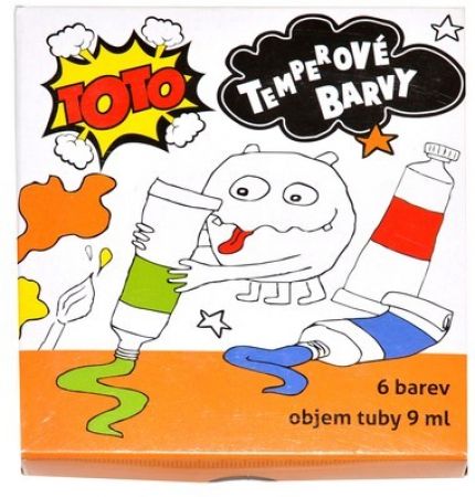 TOTO - Temperové barvy 6 ks