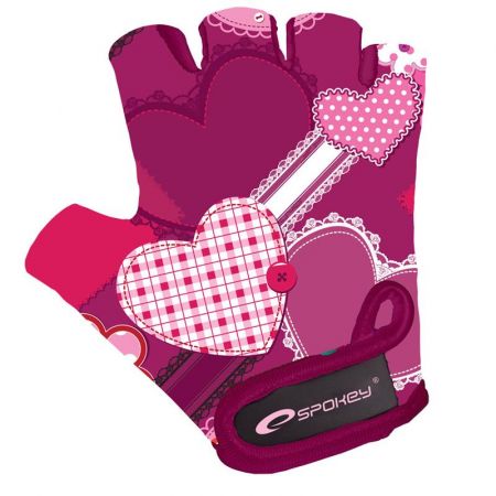 SPOKEY - HEART GLOVE Dětské cyklistické rukavice XS