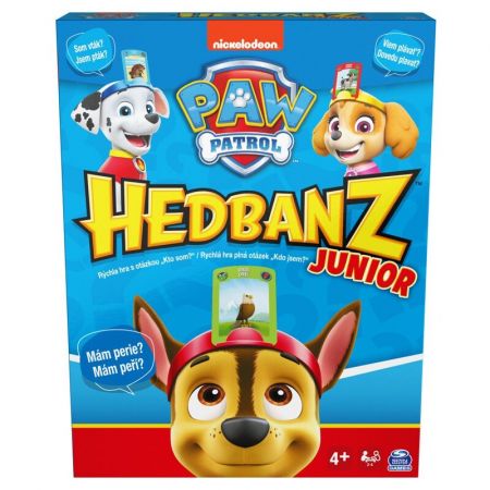 SPIN MASTER - Hra Hedbanz Paw Patrol Junior Spol. Hra Hádanek Cz/Sk