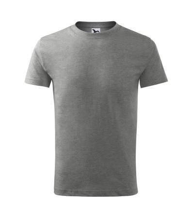 MALFINI (Adler) Dětské tričko Classic New - Tmavě šedý melír | 110 cm (4 roky)