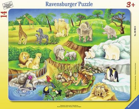 RAVENSBURGER - ZOO 8-17d rámové