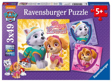 RAVENSBURGER - Tlapková Patrola 3X49 dílků