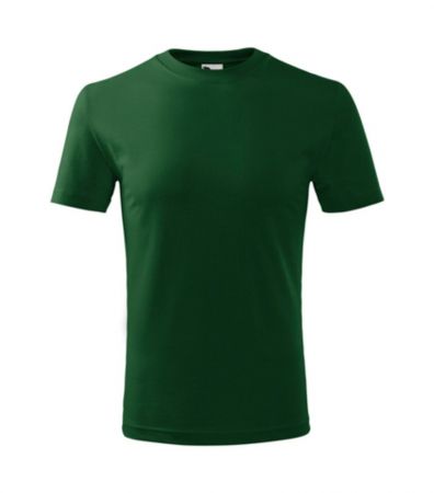 MALFINI (Adler) Dětské tričko Classic New - Lahvově zelená | 122 cm (6 let)