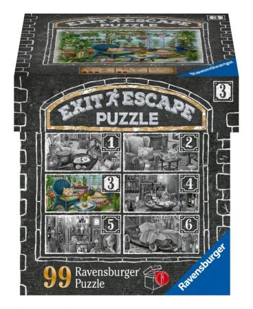 RAVENSBURGER - Exit Puzzle: Zimní zahrada 99 dílků