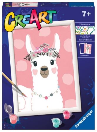 RAVENSBURGER - CreArt Lama, žádné drama