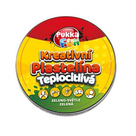 PUKKA PADS - Kreativní plastelína Pukka Fun  zeleno-světle zelená Termo