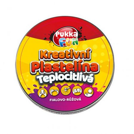 PUKKA PADS - Kreativní plastelína Pukka Fun  fialovo-růžová Termo