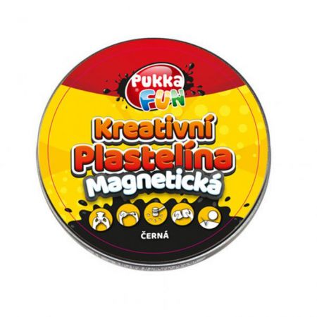 PUKKA PADS - Kreativní plastelína Pukka Fun  černá magnetická