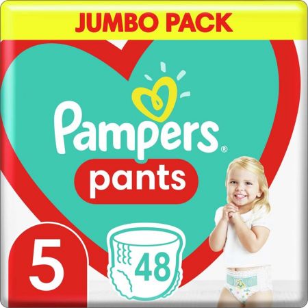 PAMPERS - Pants Kalhotky plenkové jednorázové 5 (11-18 kg) 48 ks - JUMBO PACK