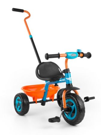 MILLY MALLY - Dětská tříkolka Boby TURBO orange