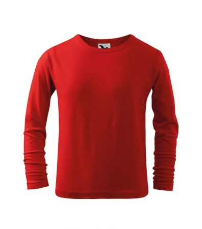 MALFINI (Adler) Dětské tričko s dlouhým rukávem Long Sleeve - Červená | 158 cm (12 let)