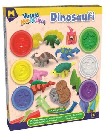 MAC TOYS - Veselá modelína dinosauři