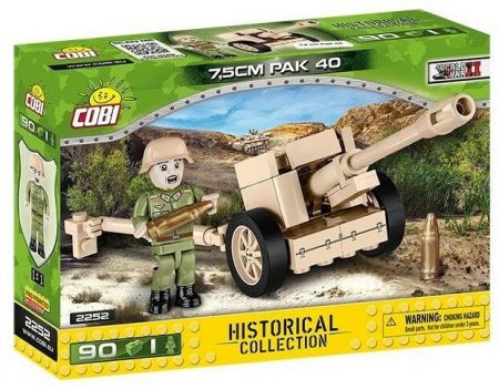 COBI - II WW 7,5 cm PAK 40 DAK, 90 k, 1 f