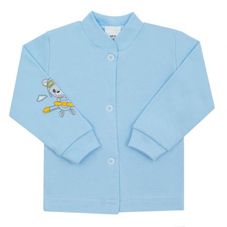 Kojenecký kabátek New Baby Teddy pilot modrý 68 (4-6m)
