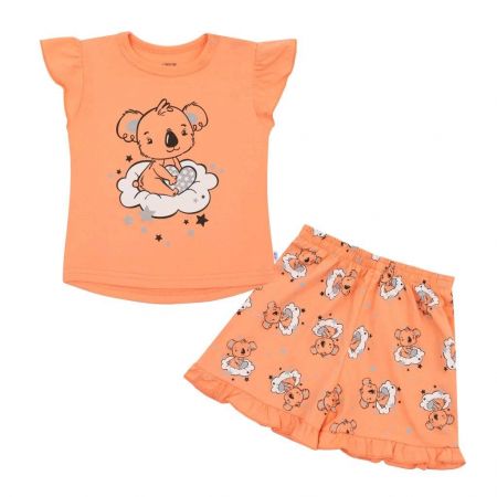 Dětské letní pyžamko New Baby Dream lososové 80 (9-12m)