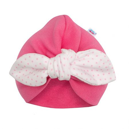 Dívčí čepička turban New Baby For Girls dots 86 (12-18m)