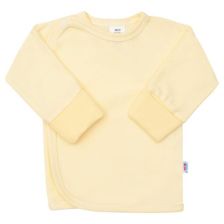 Kojenecká košilka s bočním zapínáním New Baby žlutá 68 (4-6m)