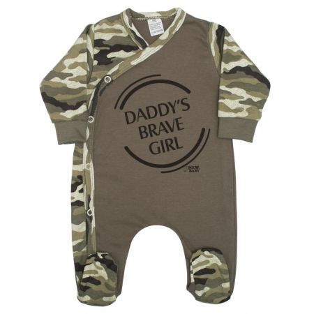 Kojenecký overal New Baby Army girl 80 (9-12m)