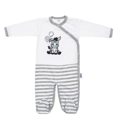 Kojenecký bavlněný overal New Baby Zebra exclusive 80 (9-12m)