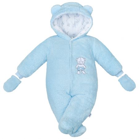 Zimní kombinézka New Baby Nice Bear modrá 68 (4-6m)