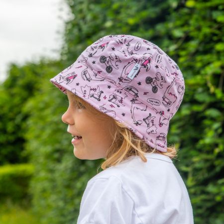 ESITO Dětský klobouk Dino skate - XS / růžová