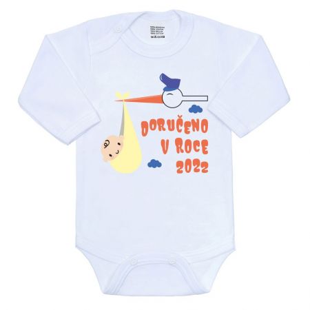 Body s potiskem New Baby Doručeno v roce 2022 86 (12-18m)