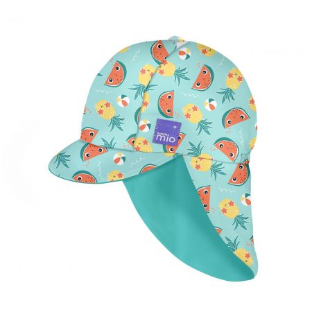 Bambino Mio Dětská koupací čepice, UV 40+, Tropical, vel. L/XL Barva: tyrkysové