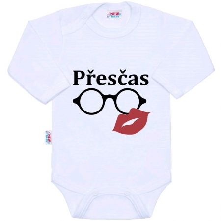 Body s potiskem New Baby Přesčas 86 (12-18m)