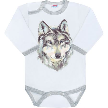 Body s potiskem New Baby Wolf 80 (9-12m)