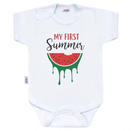 Body s potiskem New Baby My first Summer 62 (3-6m)