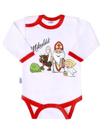 Body s potiskem New Baby Mikuláš 56 (0-3m)