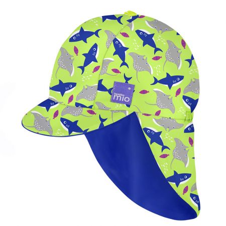 Bambino Mio Dětská koupací čepice, UV 50+, Neon, vel. S/M Vzor: Electric Ocean