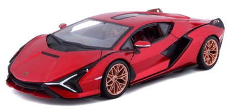 BBURAGO - 1:24 Plus Lamorghini Sian FKP37 - Red