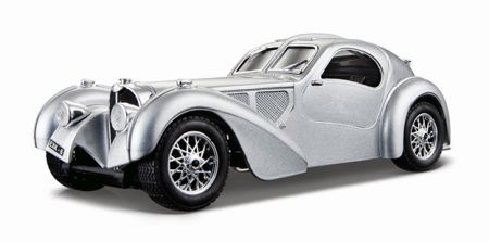 BBURAGO - 1:24 BUGATTI ATLANTIC SILVER