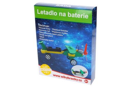 WIKY - Kreativní sada Letadlo na baterie