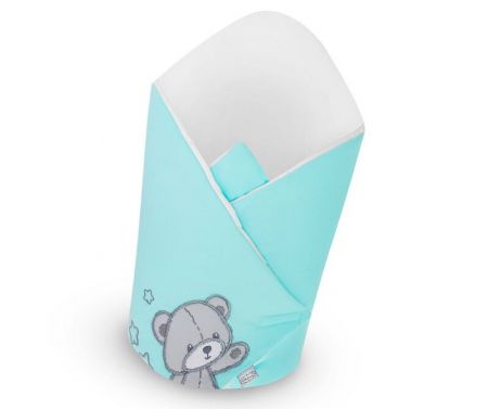 BELISIMA - Zavinovačka s výztuží Teddy Bear tyrkysová