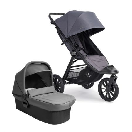 Baby Jogger BabyJogger CITY ELITE 2 set 2v1 (kočárek+korba) STONE GREY