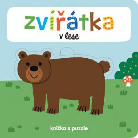 Svojtka Zvířátka v lese Knížka s puzzle