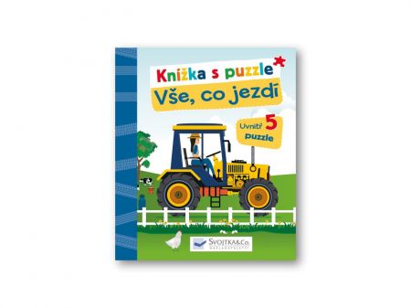 Svojtka Knížka s puzzle  - Vše, co jezdí