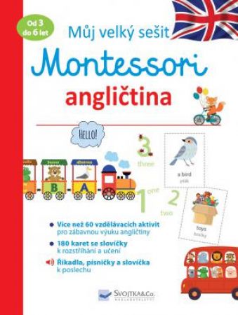 Svojtka Můj velký sešit Montessori - angličtina - 3 až 6 let