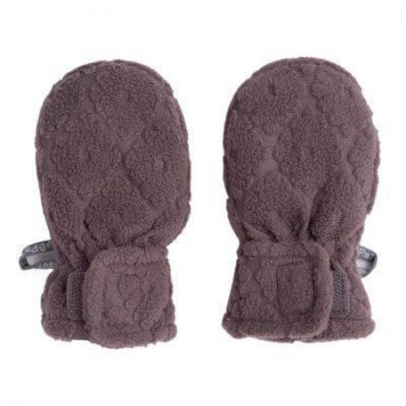 Lodger Mittens Folklore Fleece Mauve 0 - 12 měsíců