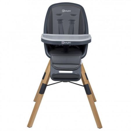 Babygo Jídelní židlička Carou 360° Grey