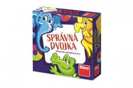 Dino Správná dvojka společenská cestovní hra v krabičce 