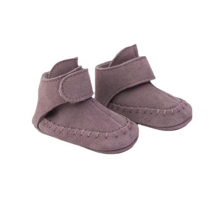 Lodger Kožené capáčky Walker Moccasin Mauve 12 - 15 měsíců